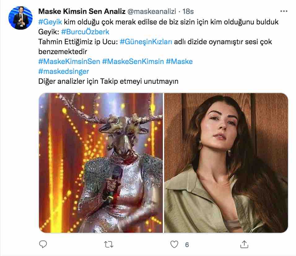 maske kimsin sen geyik burcu ozberk mi